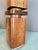 1960s Mid Century Modern Carved Wood Block Table Lamp For Sale In New York - Image 6 of 11
