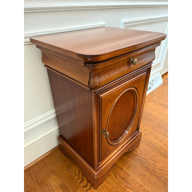 Lexington Furniture Lexington French Provincial Cherry Nightstand Chez Michelle For Sale - Image 4 of 12