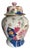 Early 20th Century Qing Dynasty Tobacco Leaf Ginger Jar For Sale