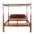 1990s Attributed to Hickory Furniture Canopy Poster Bed For Sale