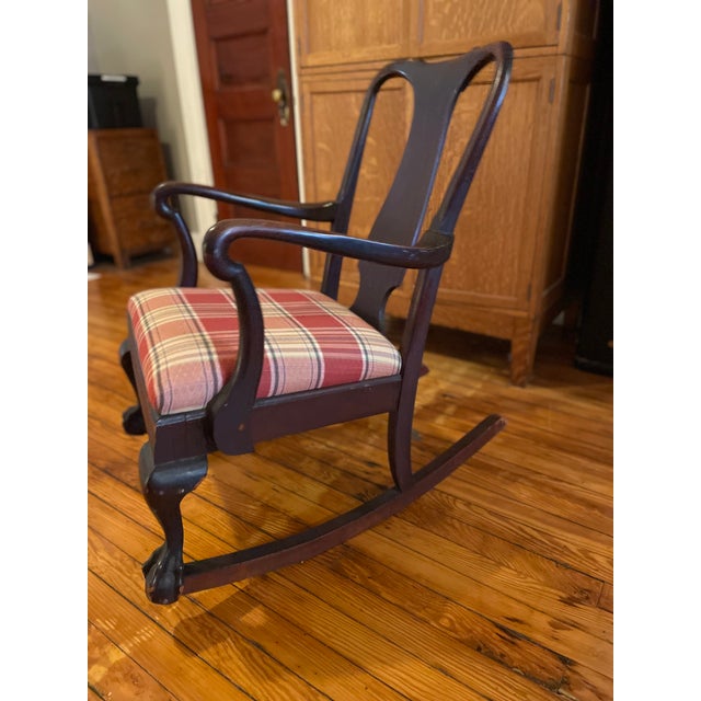 American Early 20th Century Antique Rocking Chair For Sale - Image 3 of 7