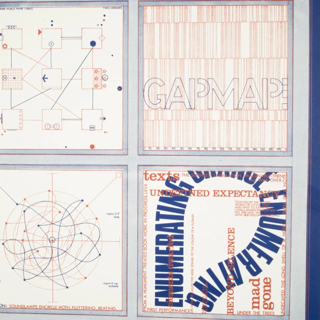 Mid 20th Century Tom Phillips, Six Pieces Opus X, Screenprint, Limited Editions, Signed, 1968-Two Avaialble For Sale - Image 5 of 11