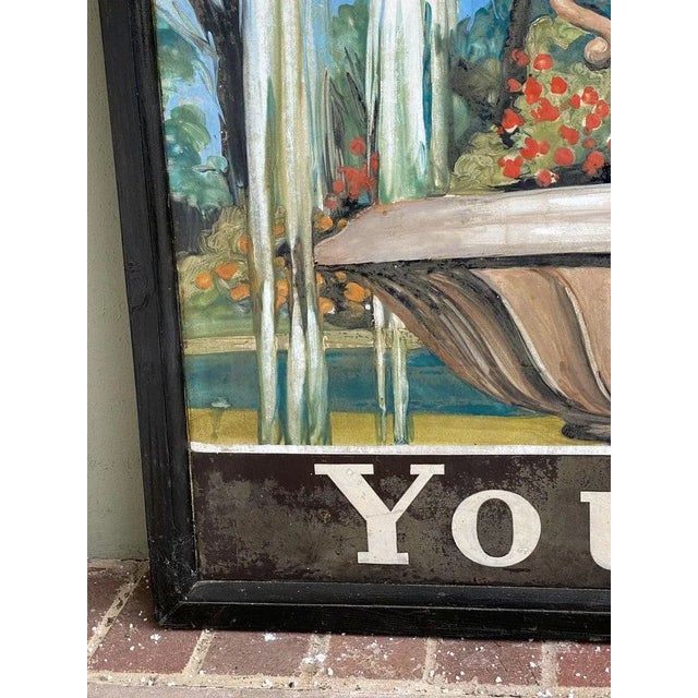 Wood English Pub Sign, "Fountain Head" For Sale - Image 7 of 12