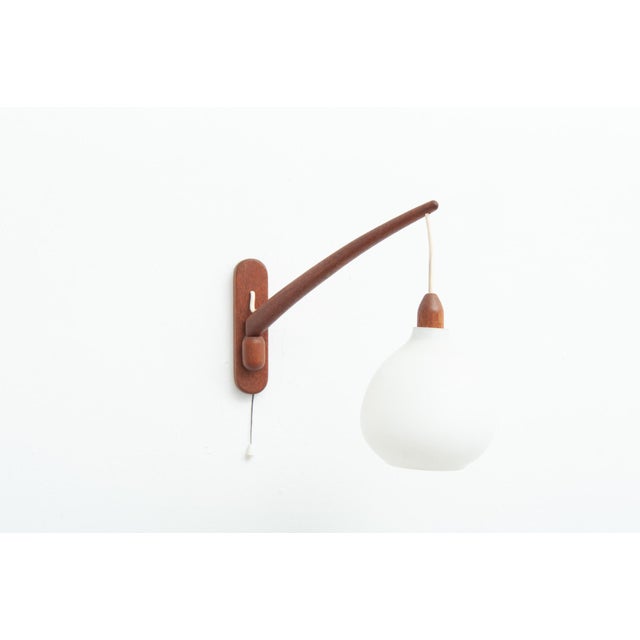 Wall Lamp by Uno & Östen Kristansson for Luxus, 1950s For Sale - Image 6 of 6