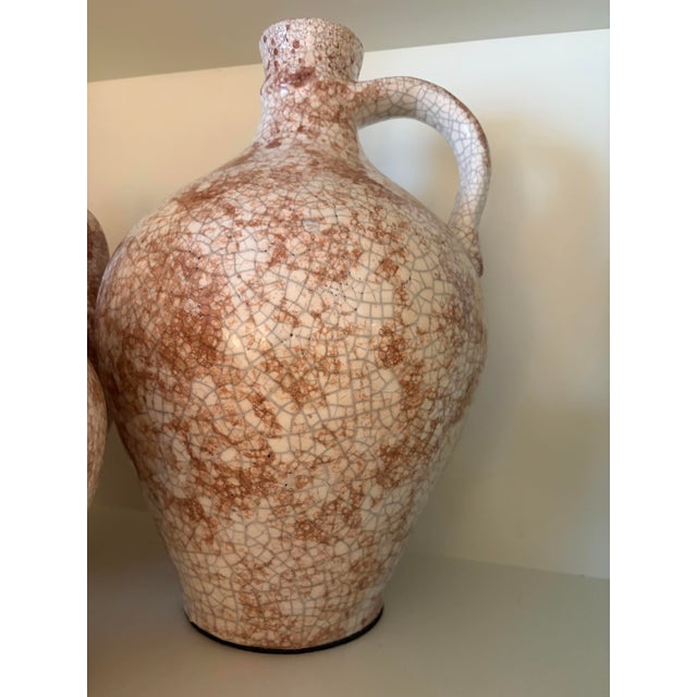 Rustic Marne Brown & Off-White Demijohn, Set of 3 For Sale - Image 3 of 4
