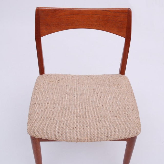 Vintage Dining Chairs by Henning Kjaernulf for Vejle Stole Møbelfabrik, 1960s, Set of 3 For Sale - Image 12 of 16