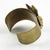 French Sculptor Henri Nogaret Mid-Century Brutalist Bronze Cuff Bracelet For Sale In Atlanta - Image 6 of 8