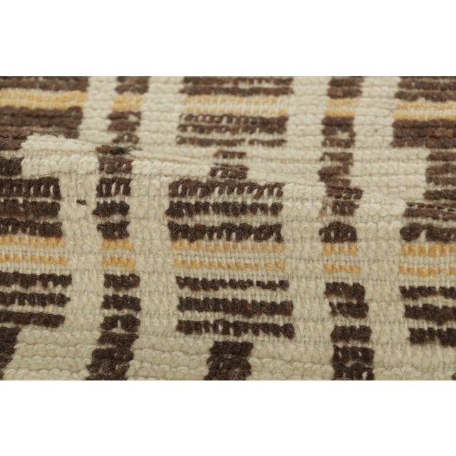 Vintage Art Deco Geometric Wool Rug by Rug & Kilim, France, 1950–1959 For Sale In New York - Image 6 of 8