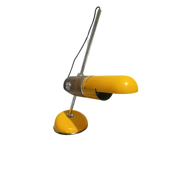 Wood Torpedo Lamp from Fase, 1969 For Sale - Image 7 of 12