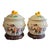 Vintage Chinese Porcelain Hand Painted Rice Pot / Ginger Jar a Pair For Sale