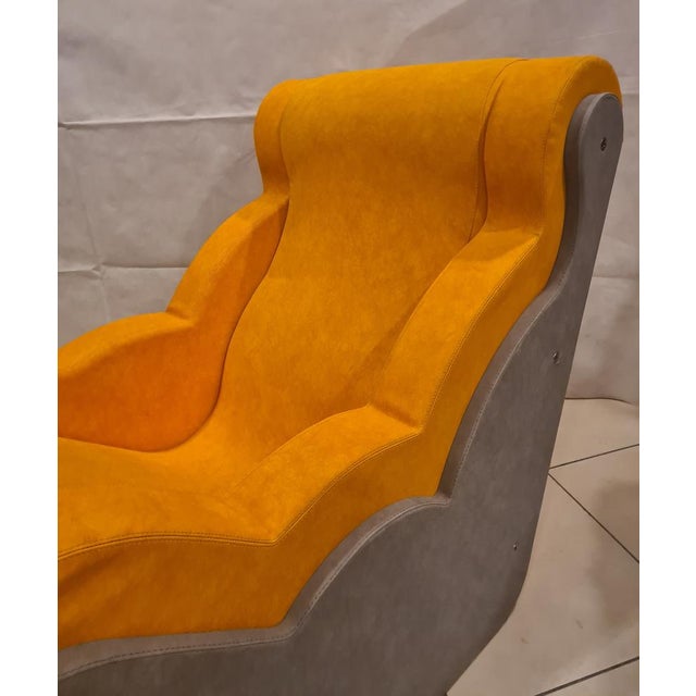 Relax Lounge Chair in Imitation Leather, 1990s For Sale - Image 5 of 15