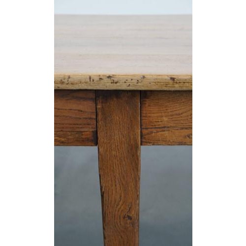Antique Oak Dining or Conference Table, Early 19th Century For Sale - Image 13 of 18