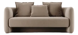 Modern Jacob Sofa in Boucle Fabric by Collector Studio