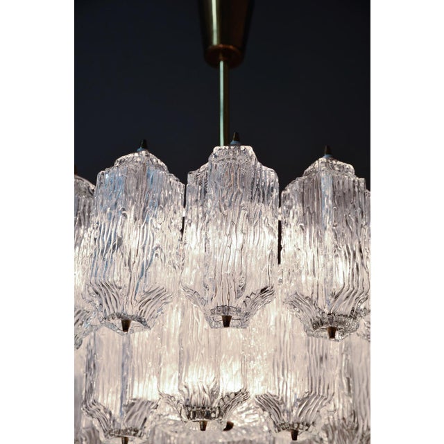 Ice Glass Chandelier from Kalmar, 1950s For Sale - Image 10 of 16