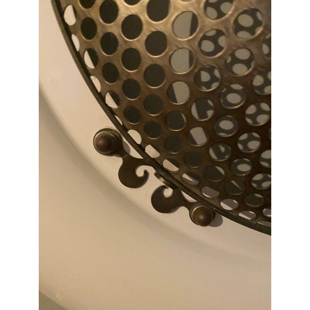 Metal Monumental Pair of 1940s Style Wall Fixtures For Sale - Image 7 of 7