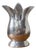 Vintage Vase in Aluminum, 1970s For Sale
