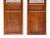 Asian Set 4 Oriental Bats Floral Geometric Pattern Tall Wood Door Panel Screen For Sale - Image 3 of 9