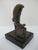 Late 20th Century Sergio Bustamante Mexico Bronze Sculpture Moon in Love Waiting on Phone Call For Sale - Image 5 of 11