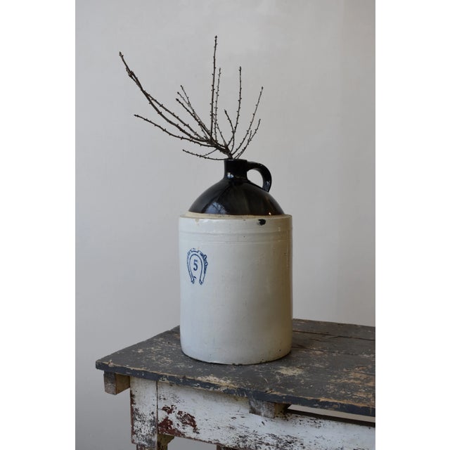 Antique 5 Gallon Stoneware Jug, Circa Early 20th Century For Sale - Image 4 of 18