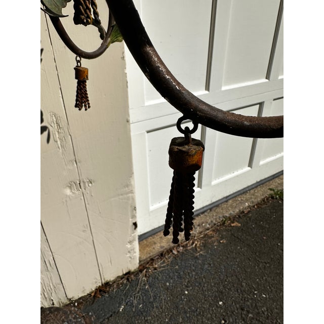 Vintage Country French 10 Light Chandelier For Sale - Image 10 of 10