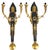 Pair French 19th C Empire Caryatid & Winged Lions Bronze Wall Sconces For Sale - Image 15 of 18