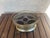 Art Nouveau Antique English Victorian Reticulated Oval Brass Plate Food Warmer For Sale - Image 3 of 6