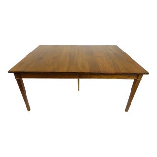 1960s Vintage All Wood Dining-Room Table With Extension For Sale