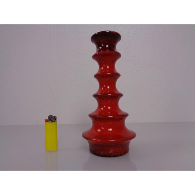 Ceramic vase by Carl Zalloni for Steuler Keramik. Inscribed on the bottom. This piece has an attribution mark, I am sure...