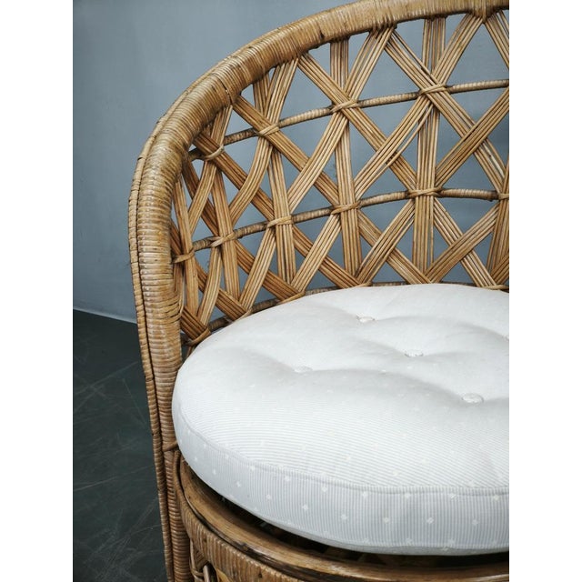 Italian Bamboo and Rattan Lounge Chairs, 1960s, Set of 2 For Sale - Image 14 of 18