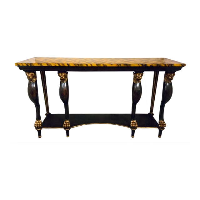 John Richard Empire Style Console Table For Sale
