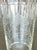 Glass Vintage Regency Etched Glass Vase For Sale - Image 7 of 7
