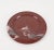 Magnificent solid dark red Porphyry marble plate made in Italy during the 1950s. The simplicity of this plate enhances the...