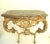 Louis XV Gesso Console Table with Shaped Thick Marble Top For Sale - Image 4 of 11