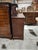 Traditional Late 19th Century Continental Empire Mahogany Sideboard Buffet With Mirror Back & Carved Scroll Crest For Sale - Image 3 of 12