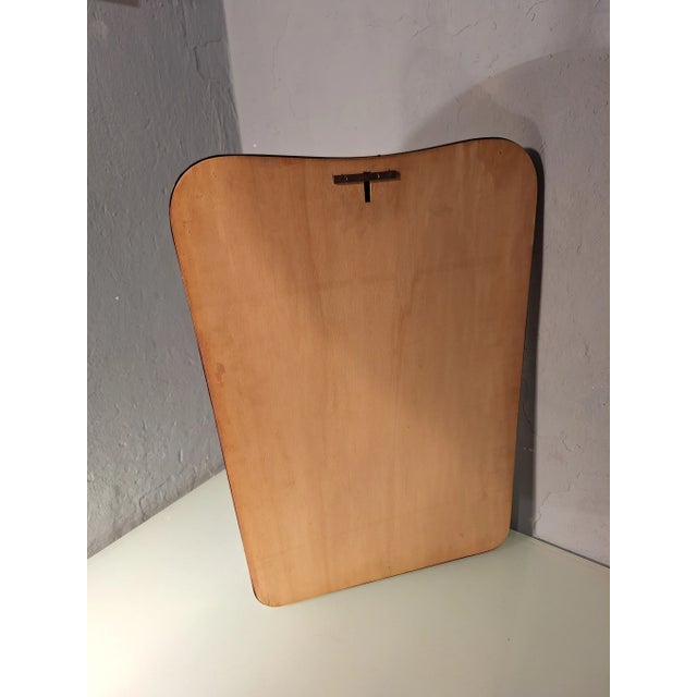 Mirror with Brass Edge, 1950s For Sale - Image 4 of 6