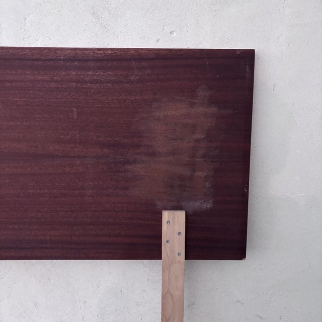 Vintage Headboard in Teak For Sale - Image 5 of 6