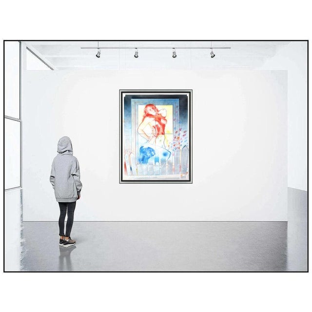 Message us to inquire about custom framing options! (Included for free with every purchase) The artwork here, "Lightning...