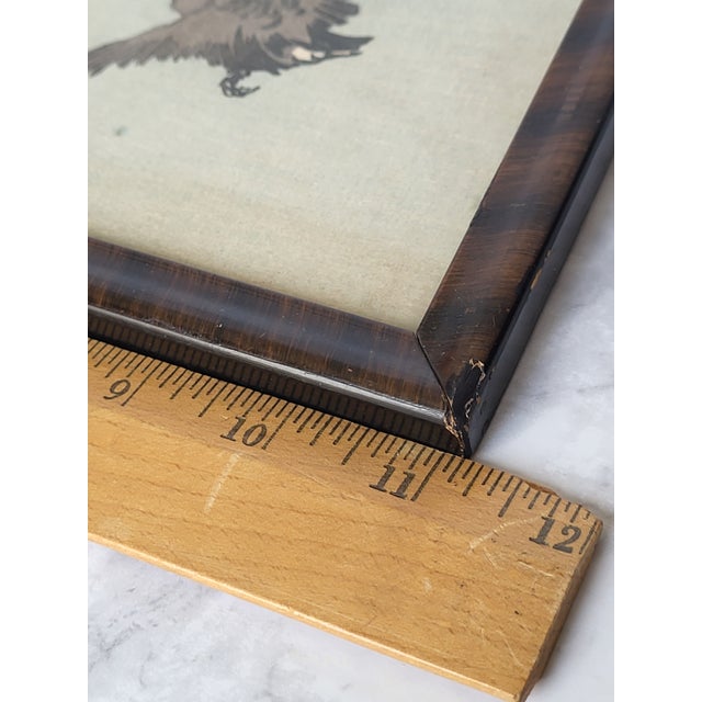 17th Century Original Framed Japanese Artwork For Sale - Image 10 of 12