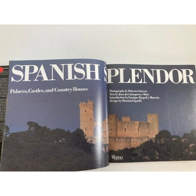 Paper Late 20th Century Spanish Splendor Great Palaces Castles and Country Homes Hardcover Book Rizzoli For Sale - Image 7 of 13