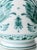 Delvert Teal Botanical Ceramic Table Lamp from Royal Delft, 1970 For Sale - Image 10 of 15