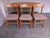 Dining Chairs and Table, Denmark, 1980s, Set of 4 For Sale - Image 4 of 10