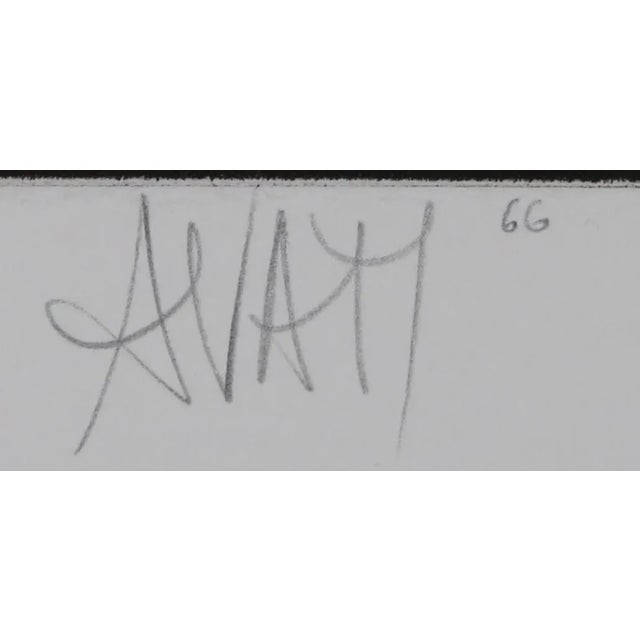 Mario Avati French (1921–2009) Orange et Chalumeaux Date: 1966 Mezzotint, signed and numbered in pencil Edition of 9 Image...