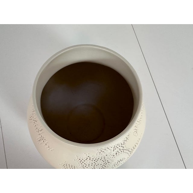 Large Perforated Limited Edition Ceramic Vase by Hella Jongerius for Ikea, Sweden, 2005 For Sale - Image 9 of 17