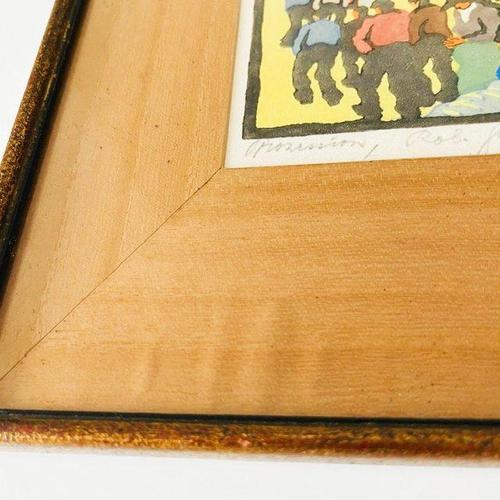 Wood Robert Saurwein, Prozession, 1940s, Pencil, Framed For Sale - Image 7 of 9