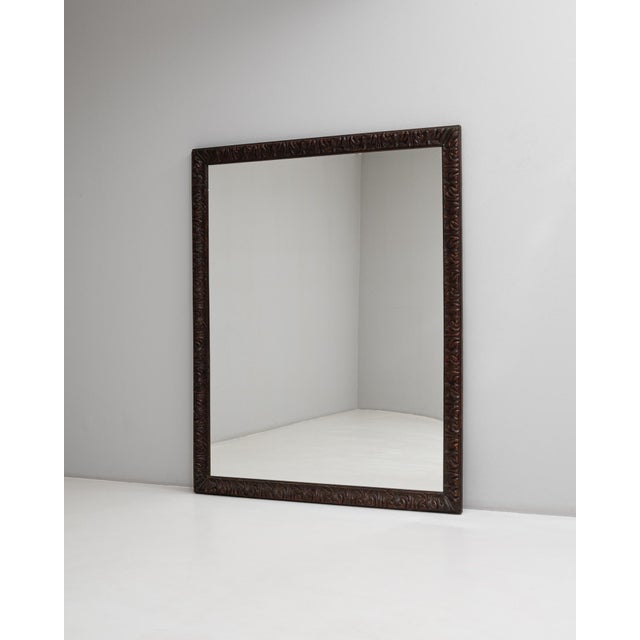 Wood Wooden Floor Mirror For Sale - Image 7 of 11