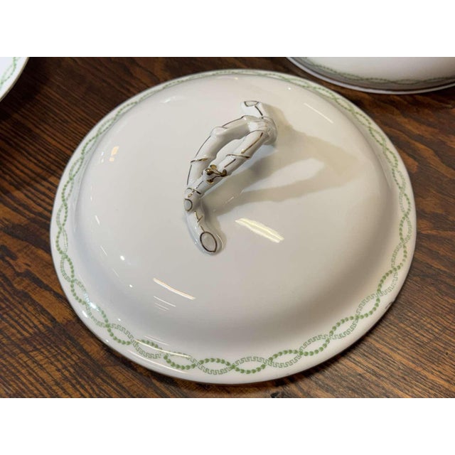 Limoges Porcelain Dinner Service by J.B. Tricard et Cie, Set of 95 For Sale - Image 9 of 18