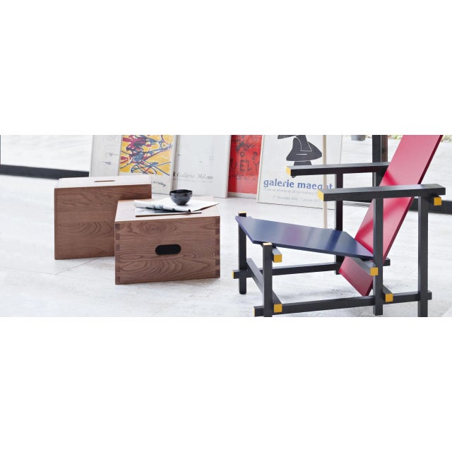 Light Yellow LC14 Cabanon Wood Stool by Le Corbusier for Cassina For Sale - Image 8 of 11