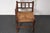 Diminutive Antique French 19th Century Bobbin Corner Chair With Rush Seat For Sale - Image 4 of 18