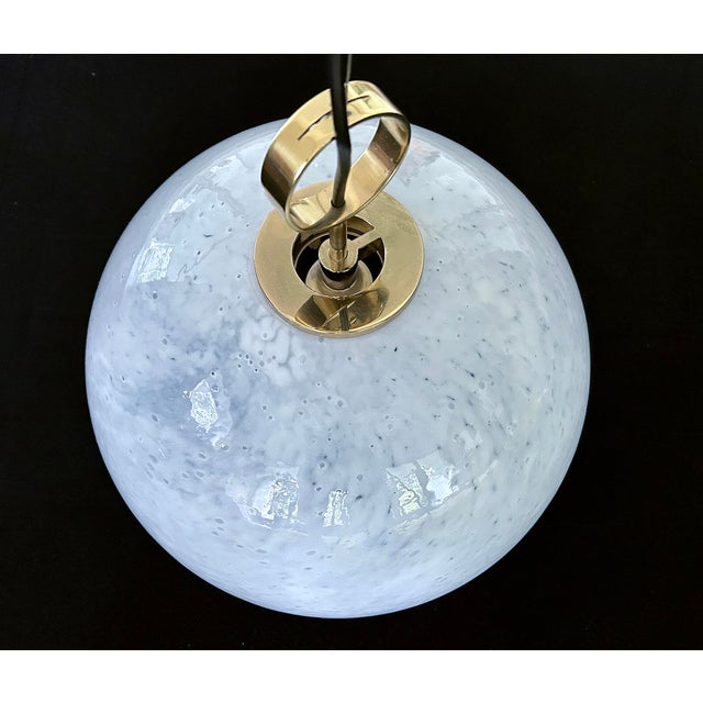 Vintage Glass Pendant Light from Glashütte Limburg, 1970s For Sale - Image 13 of 18