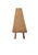 Not Yet Made - Made To Order Solid Teak Wood Bench With Hand-Hewn Detailing and Sculptural Leg Form For Sale - Image 5 of 7
